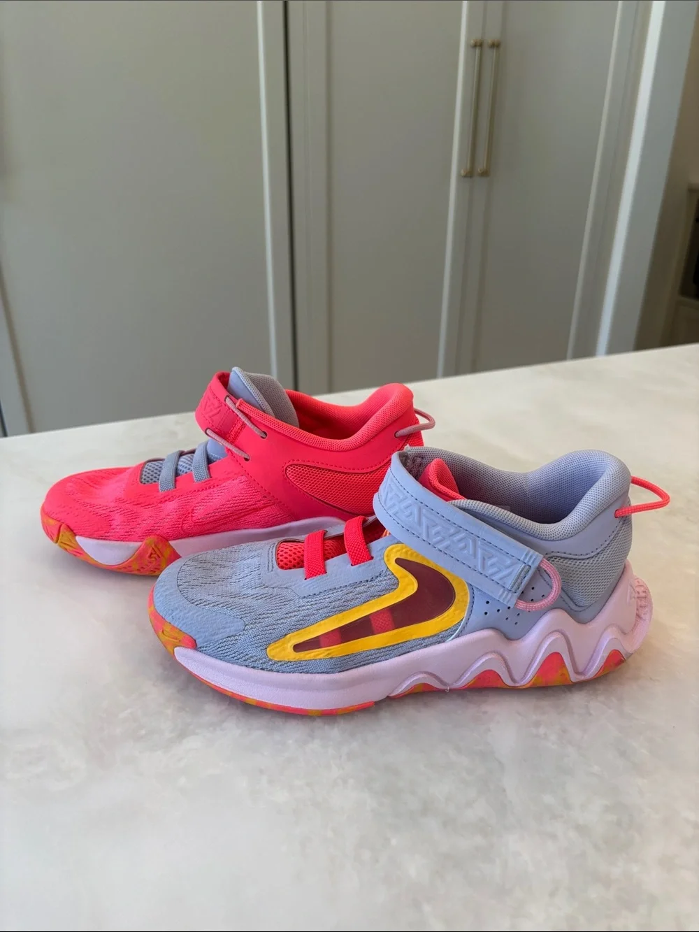 Nike Kids Basketball Shoes - Giannis Immortality 2 EP Hot Punch Mismatched